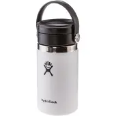 Hydroflask Bouteille Isotherme Hydro Flask Wide Mouth Flex Sip Lid White 355 ml