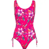 LASCANA Maillot de bain 'Malia' jade / violet / orange / rose