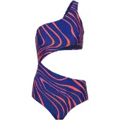 Buffalo Maillot de bain 'Monokini Dune' bleu foncé / orange