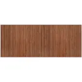 vidaXL Tapis rectangulaire marron 80x200 cm bambou