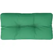 vidaXL Coussin de palette vert 80x40x12 cm tissu
