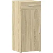 vidaXL Sideboard chêne Sonoma 40x42,5x93 cm Matériau dérivé du bois