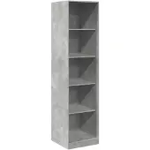 vidaXL Armoire gris béton 50x50x200 cm Bois composite