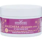 MaterNatura Maternatura, Masque Hydratant pour Cheveux Bouclés à l'Avoine, Définit les Boucles, Effet Anti-Frisottis, Routine Beauté Bio pour Cheveux Bouclés, Made in Italy - 200 ml