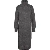 Noisy May Robes en maille 'VIOLA' gris foncé