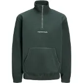 Jack & jones Pull-over 'JORVesterbro' sapin / blanc