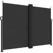 vidaXL Store latéral extensible noir 180x600 cm