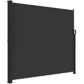 vidaXL Store latéral extensible noir 180x300 cm