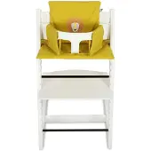Trixie coussin d'assise lavable chaise haute - Mr. Lion - imperméable - jaune - Tripp Trapp