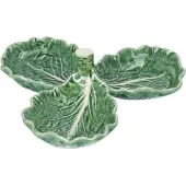 Bordallo Pinheiro Plat de service Olive au chou 21 cm