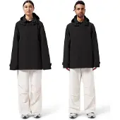 Maium Veste de pluie Maium Unisex Mac Short Black-L