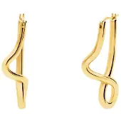 Lucardi Boucles d'oreilles 'Elegant' or