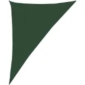 vidaXL Voile d'ombrage 160 g/m² Vert foncé 4x5x6,8 m PEHD