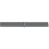 vidaXL Marquise latérale extensible Anthracite 117x1200 cm