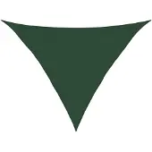 vidaXL Voile d'ombrage 160 g/m² vert foncé 5x5x6 m HDPE