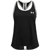 Under Armour Knockout Sleeveless T-shirt Noir 12-14 Years Fille