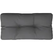 vidaXL Coussin de palette anthracite 70x40x12 cm tissu