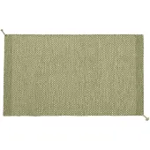 Muuto Ply Tapis en Polyester Recyclé pour l'intérieur et l'extérieur 85 x 140 cm | Moss Green