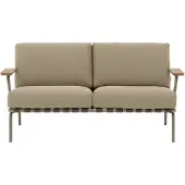 Muuto Settle Canapé 2 Places Ribbed Weave 5| Taupe