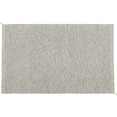 Muuto Ply Tapis en Polyester Recyclé pour l'intérieur et l'extérieur 200 x 300 cm | Black | White