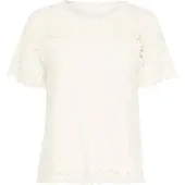 Cream Chemisier 'CR Kit' blanc cassé
