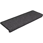 vidaXL Tapis d'escalier autocollants 15 pcs 65x21x4 cm Anthracite