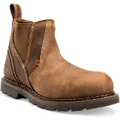 Buckbootz Chaussures de travail Buckler B1555SM SB, sans lacets, marron, taille 45