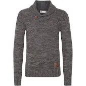 !Solid Pull-over 'Phil' marron / gris