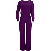 Winshape Combinaison ' JS101LSC ' prune