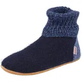 Giesswein Pantoufle bleu marine / bleu chiné
