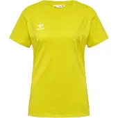 Hummel T-shirt fonctionnel 'Go 2.0' jaune / blanc