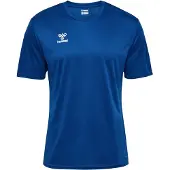 Hummel T-Shirt fonctionnel 'Essential' bleu cobalt / blanc