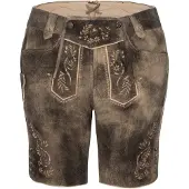 Spieth & Wensky Pantalon folklorique 'Aleha' brun foncé