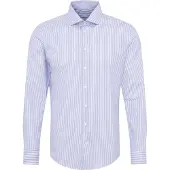 Seidensticker Chemise business bleu fumé / blanc