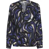 Kaffe Chemisier 'Ditte' beige / indigo / noir