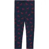 s.Oliver Leggings bleu marine / rouge carmin