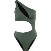 LASCANA Maillot de bain 'Monokini Nele' olive