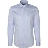 Seidensticker Chemise bleu clair / blanc
