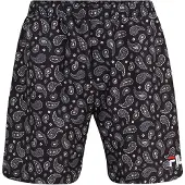 FILA Shorts de bain 'SEOUL AOP' gris / rouge / noir / blanc