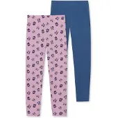 Schiesser Leggings ' 95/5 ' bleu foncé / rose