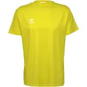 Hummel T-Shirt fonctionnel 'GO 2.0' jaune / blanc