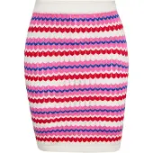 Ebeeza Jupe bleu / rose / rouge / blanc cassé