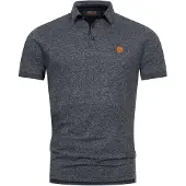 INDICODE JEANS T-Shirt ' Torrance ' bleu foncé / rouge sang