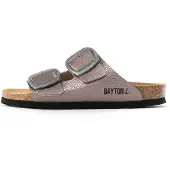 Bayton Mule 'Alicante' mauve / noir