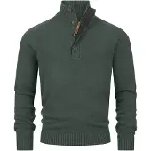 INDICODE JEANS Pull-over vert chiné