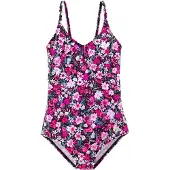 Buffalo Maillot de bain rose néon / rose clair / noir / blanc