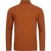 INDICODE JEANS Pull-over 'Saini' orange foncé