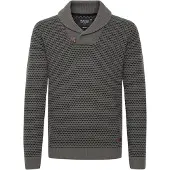 INDICODE JEANS Pull-over 'COPENT' gris / noir