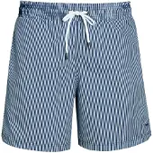 Mey Heren Shorts de bain bleu foncé / blanc