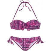 s.Oliver Bikini bleu marine / rose / blanc